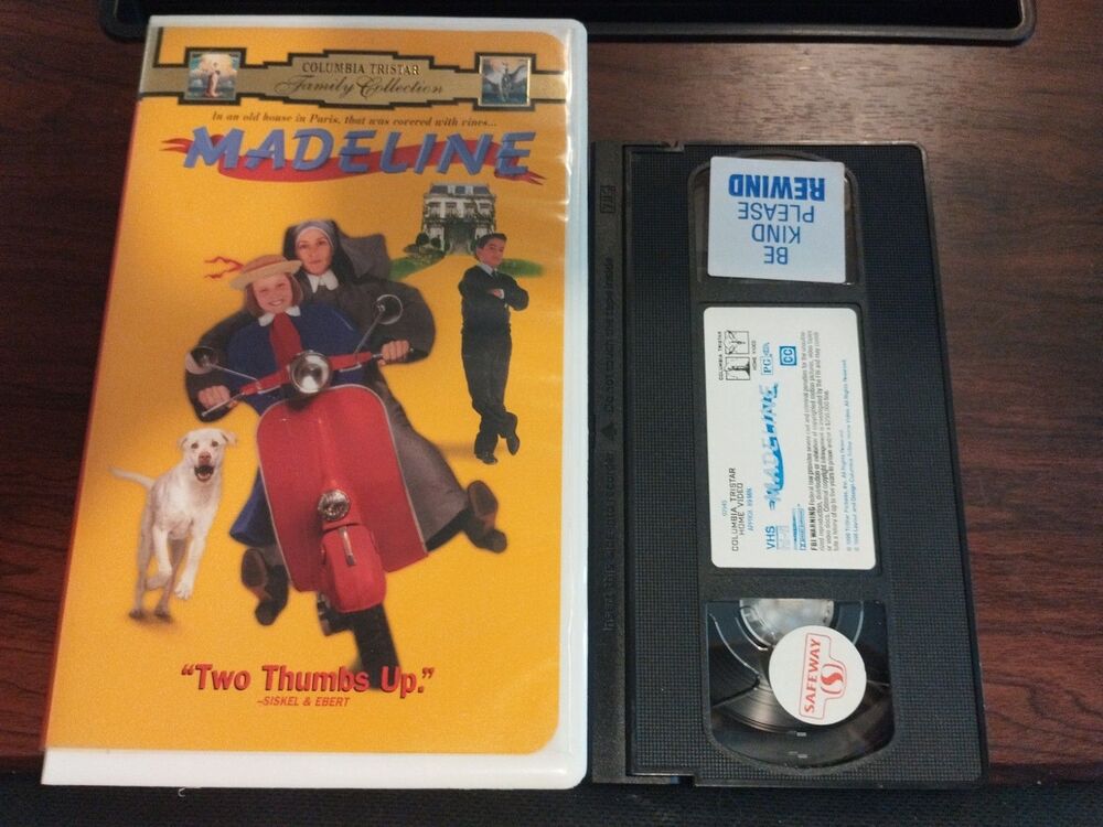 Madeline VHS with Clamshell Case TriStar Pictures 1998
